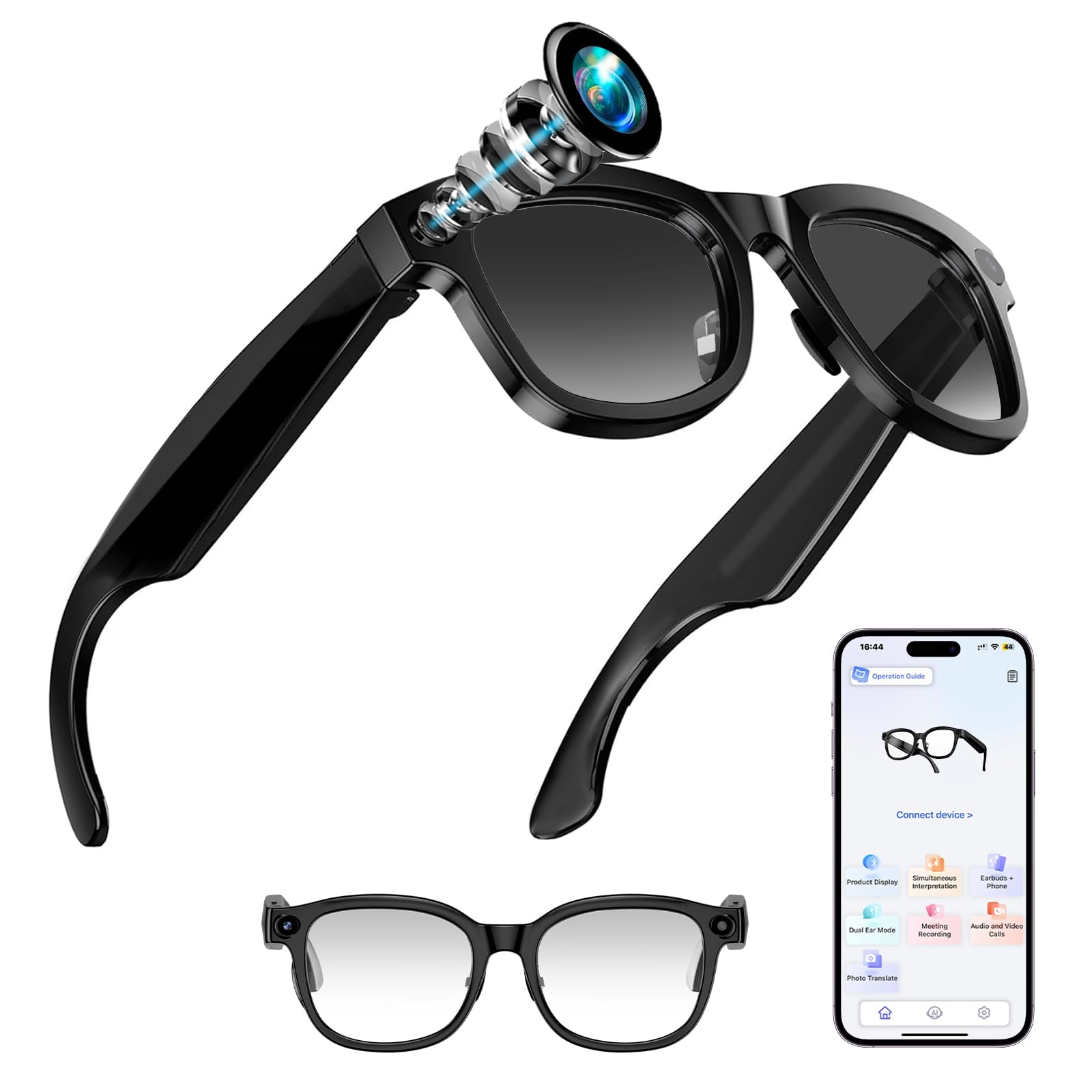 Premium M08E Al camera glasses