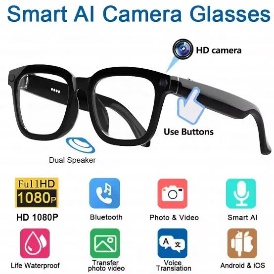 Premium V03-T5 AI camera glasses