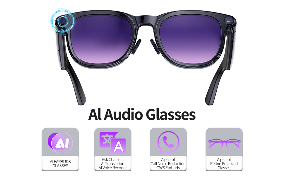 Premium E06 Al camera glasses